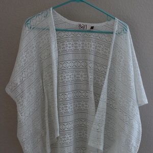 Fun knit beach coverup